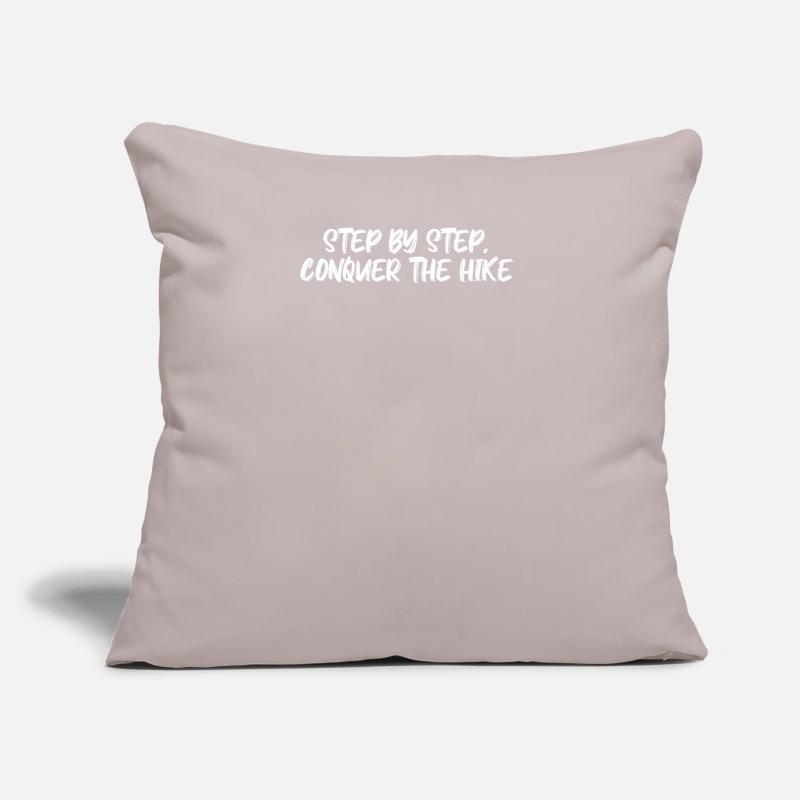Hiking - Step by step, conquer the hike Sofa pillow with filling 45cm x 45cm