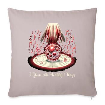 Thérapie par la lumière rouge Thérapie au laser de faible intensité pour le - Coussin et housse de 45 x 45 cm - taupe clair - Devant