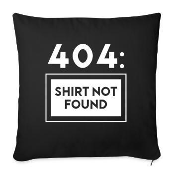 Développeur de logiciels, Ingénieur informatique, Nerd - Coussin et housse de 45 x 45 cm - noir - Devant