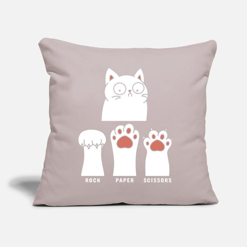 Ciseaux à papier de roche Coussin et housse de 45 x 45 cm