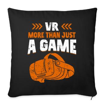 Réalité virtuelle VR Gamer Funnz - Coussin et housse de 45 x 45 cm - noir - Devant