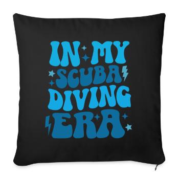 Diving Diver Ocean Lovers - Sofa pillow with filling 45cm x 45cm - black - Front