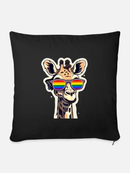 LGBTQ Pride Month - Sofakissen mit Füllung 45 x 45 cm - Schwarz