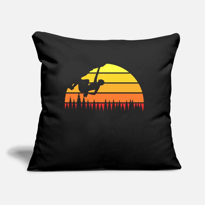 Climbing Mountain Boulder Climble Climber Sofa pillow with filling 45cm x 45cm
