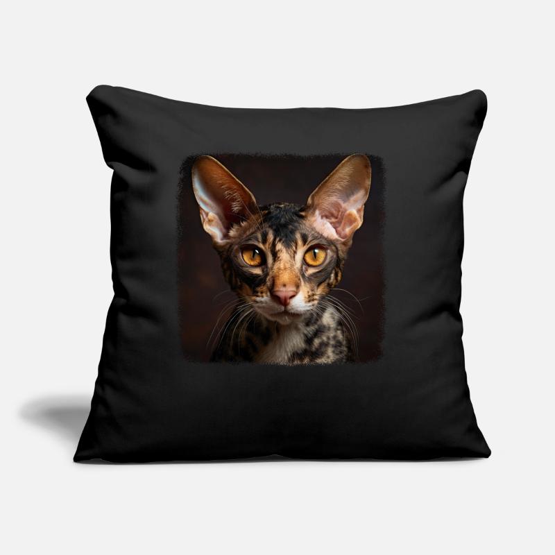 Cornish Rex Kitten Cornish Rex Cat Sofa pillow with filling 45cm x 45cm