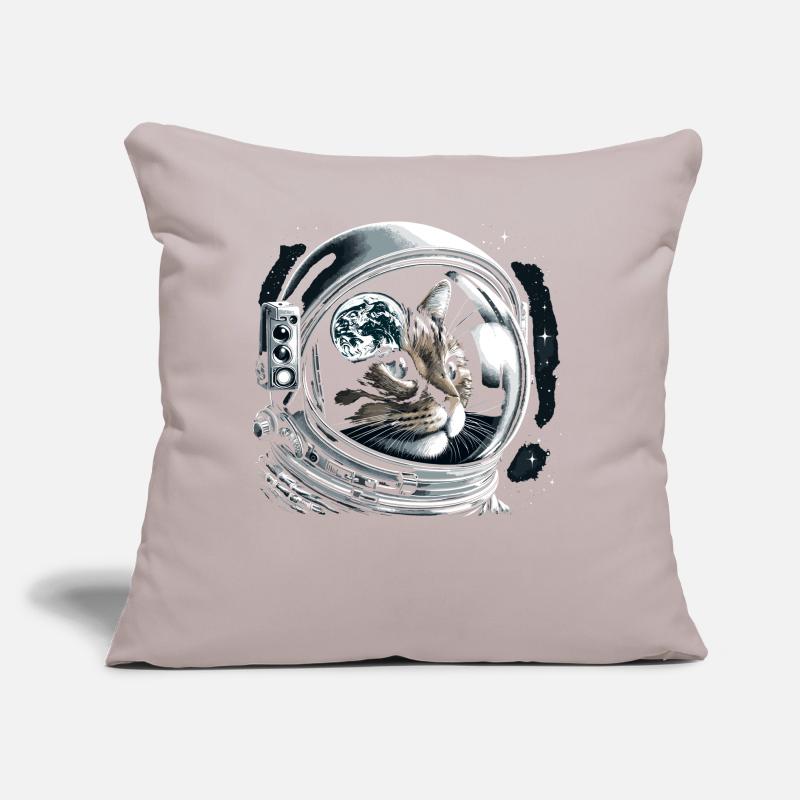 Cat, Astronaut, Astronomy, Outer Solar System Sofa pillow with filling 45cm x 45cm