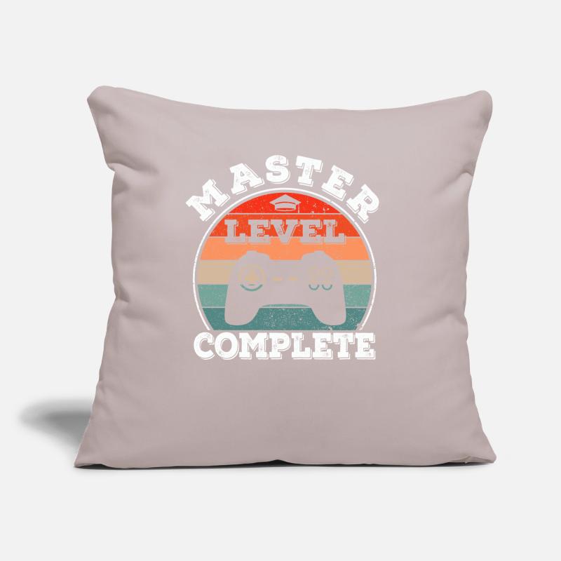 Master Abschluss Absolvent BWL Student Studium Sofakissen mit Füllung 45 x 45 cm