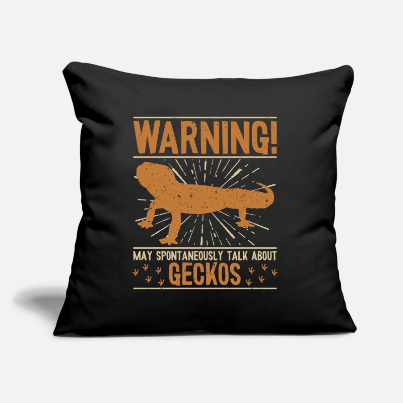 May Spontaneously Talk About Geckos Lizard Sofa pillow with filling 45cm x 45cm