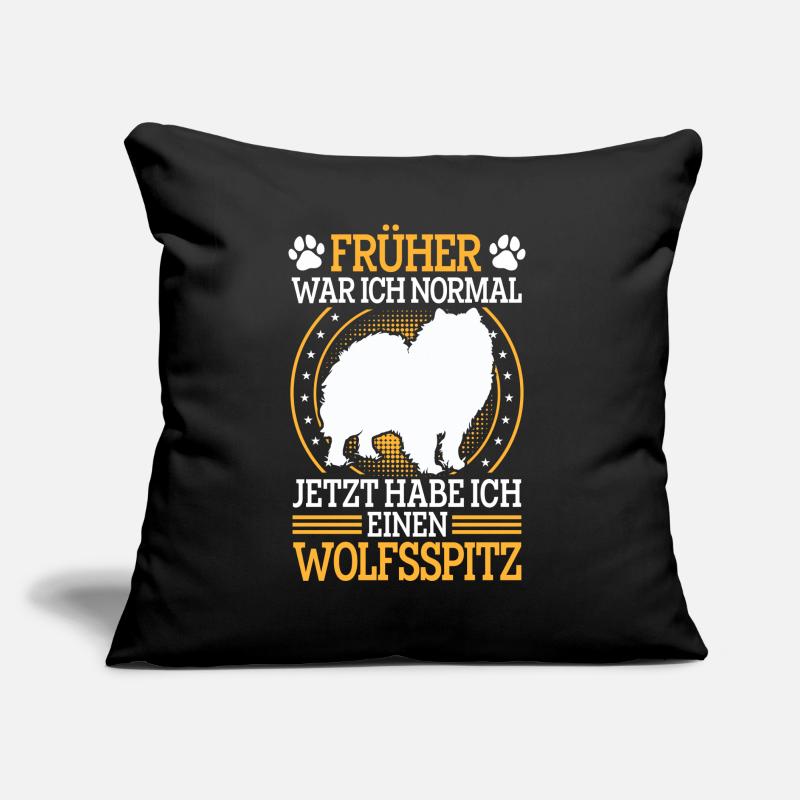 Wolfspitz was normal German Wolfspitz Sofa pillow with filling 45cm x 45cm