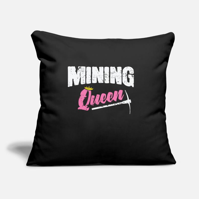 Mining Queen Sofa pillow with filling 45cm x 45cm