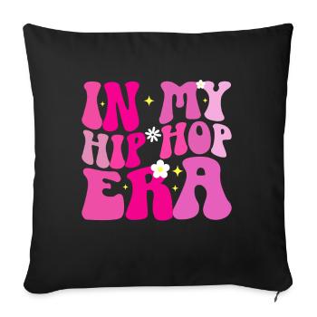 HipHop Dancers Breakdancing 80s 90s Hip Hop - Sofa pillow with filling 45cm x 45cm - black - Front