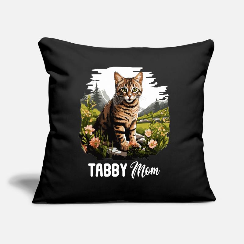 Tabby Kätzchen Tabby Katze Sofakissen mit Füllung 45 x 45 cm