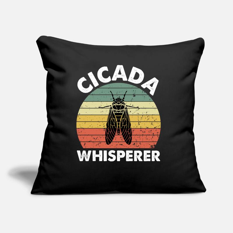 Cicada Whisperer Sofakissen mit Füllung 45 x 45 cm