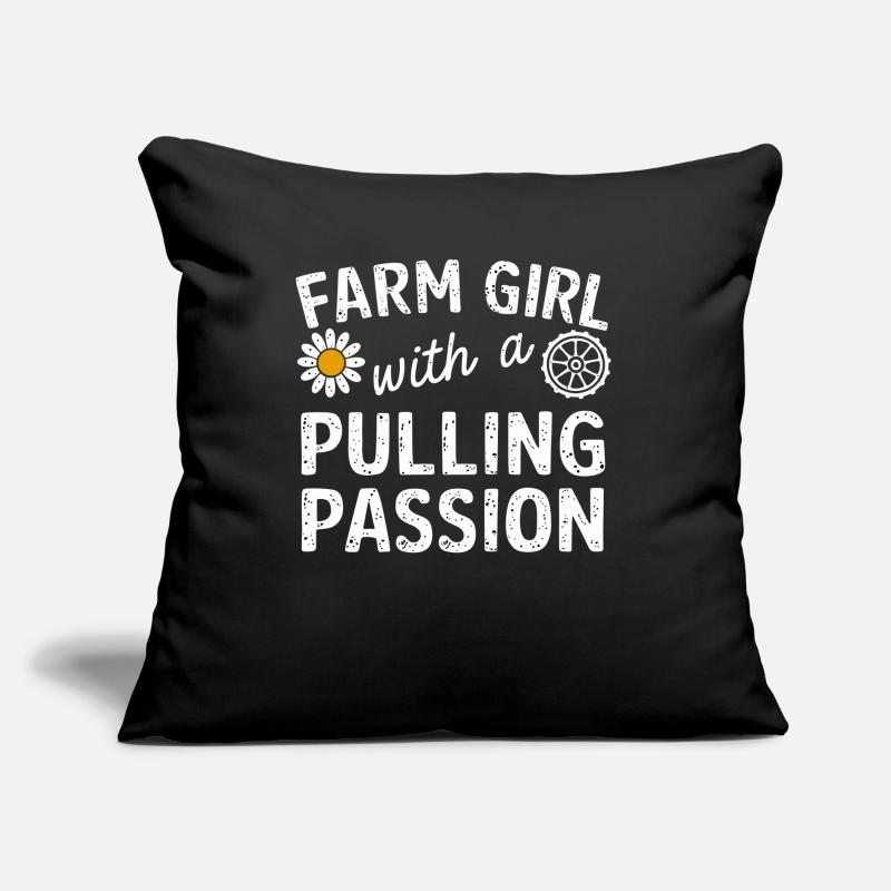 Tractor Pulling Tractor Pulling Tractor Power Farm Sofakissen mit Füllung 45 x 45 cm