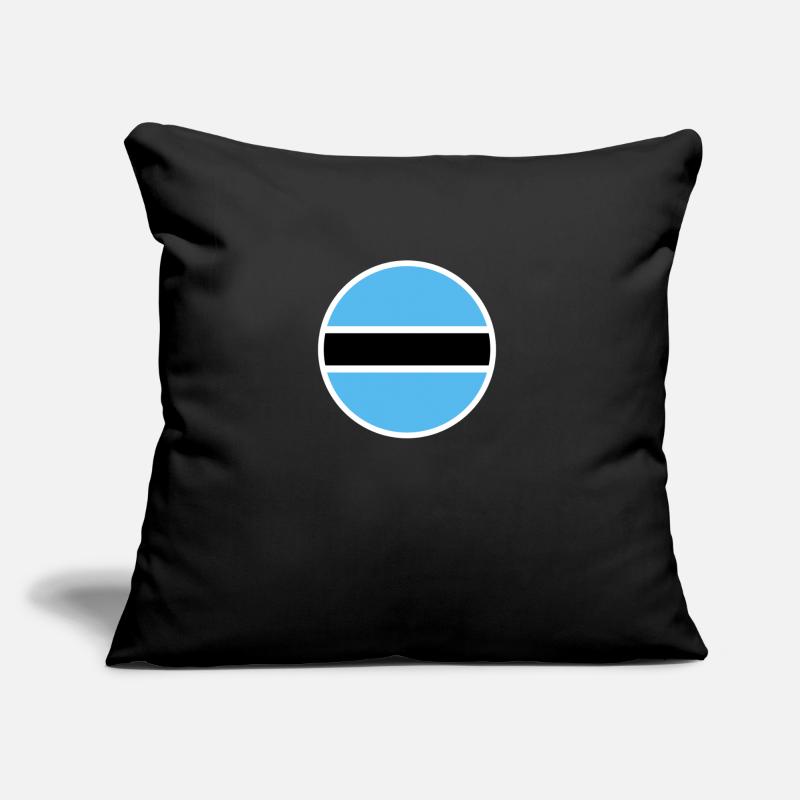 Botswana Botswana drapeau botswanais Coussin et housse de 45 x 45 cm