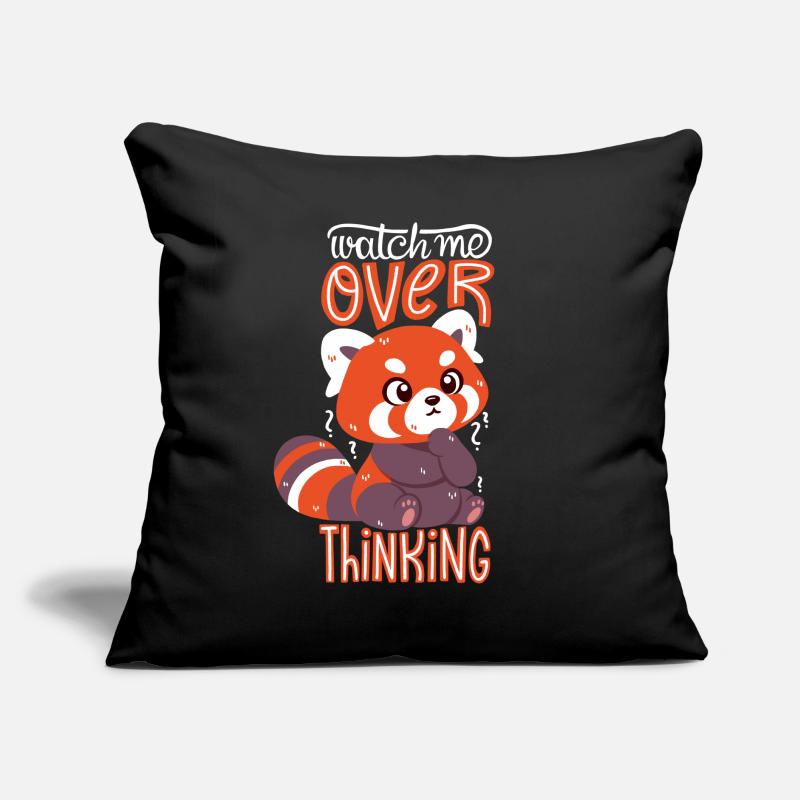Overthinking Red Panda Sofa pillow with filling 45cm x 45cm