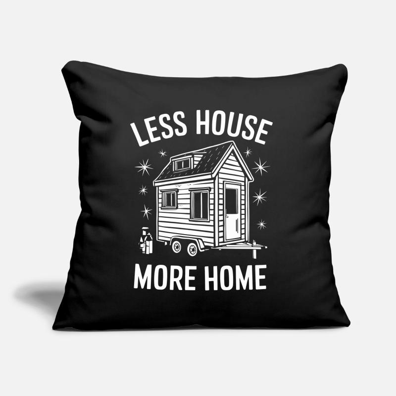 Rolling Tiny House Mode de vie minimaliste Coussin et housse de 45 x 45 cm