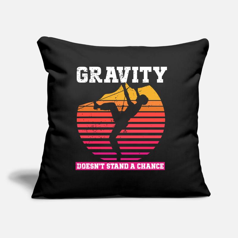 Climbing Mountain Boulder Climble Climber Sofa pillow with filling 45cm x 45cm