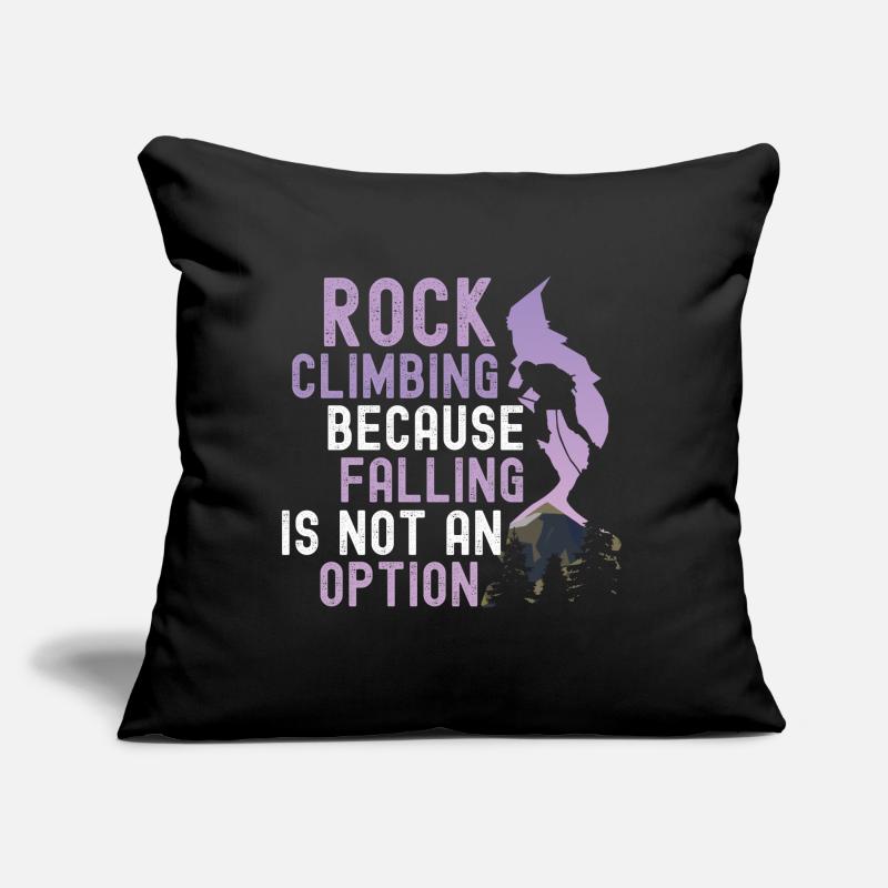 Climbing Mountain Boulder Climble Climber Sofa pillow with filling 45cm x 45cm