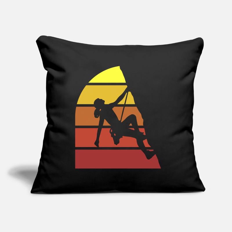 Climbing Mountain Boulder Climble Climber Sofa pillow with filling 45cm x 45cm