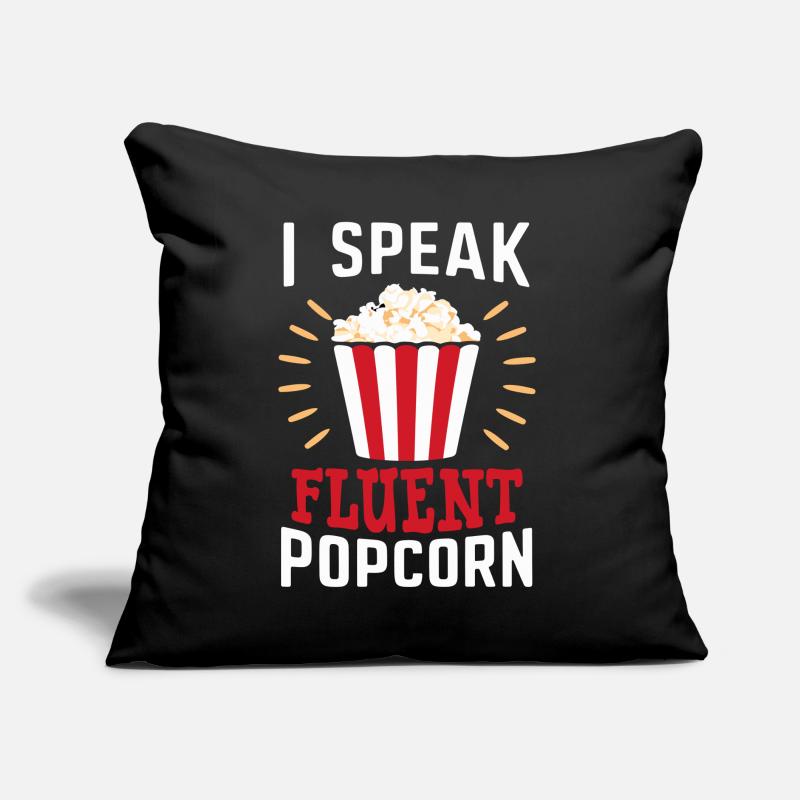 Dicton de pop-corn amusant, pop-corn en rafale Coussin et housse de 45 x 45 cm
