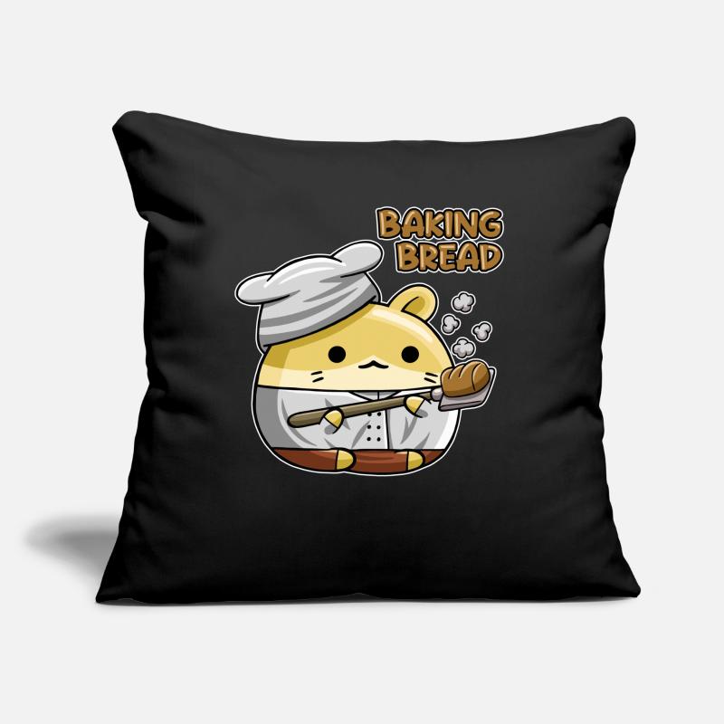 Baking Bread Bread Dough Bread Maker Bread Queen Sofa pillow with filling 45cm x 45cm