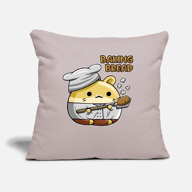 Baking Bread Bread Dough Bread Maker Bread Queen Sofa pillow with filling 45cm x 45cm