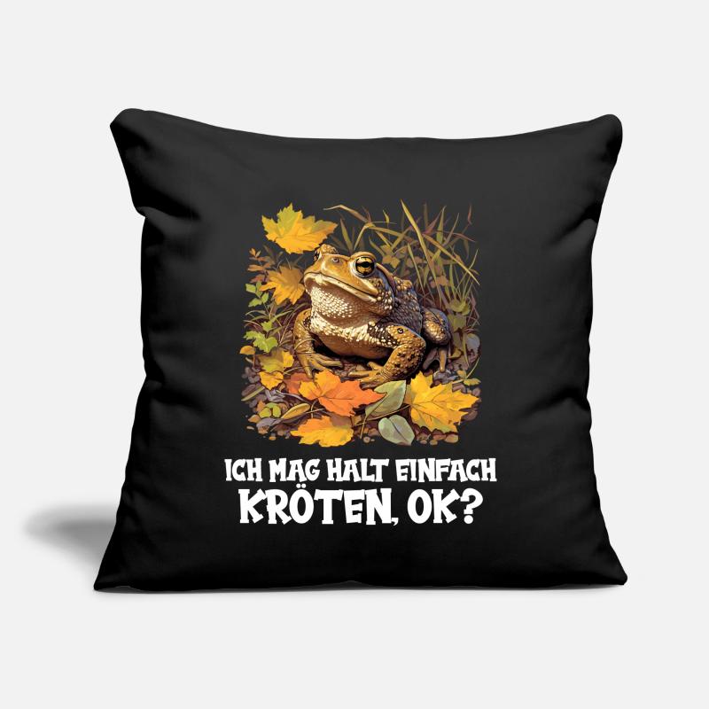 Crapaud crapaud crapaud Coussin et housse de 45 x 45 cm