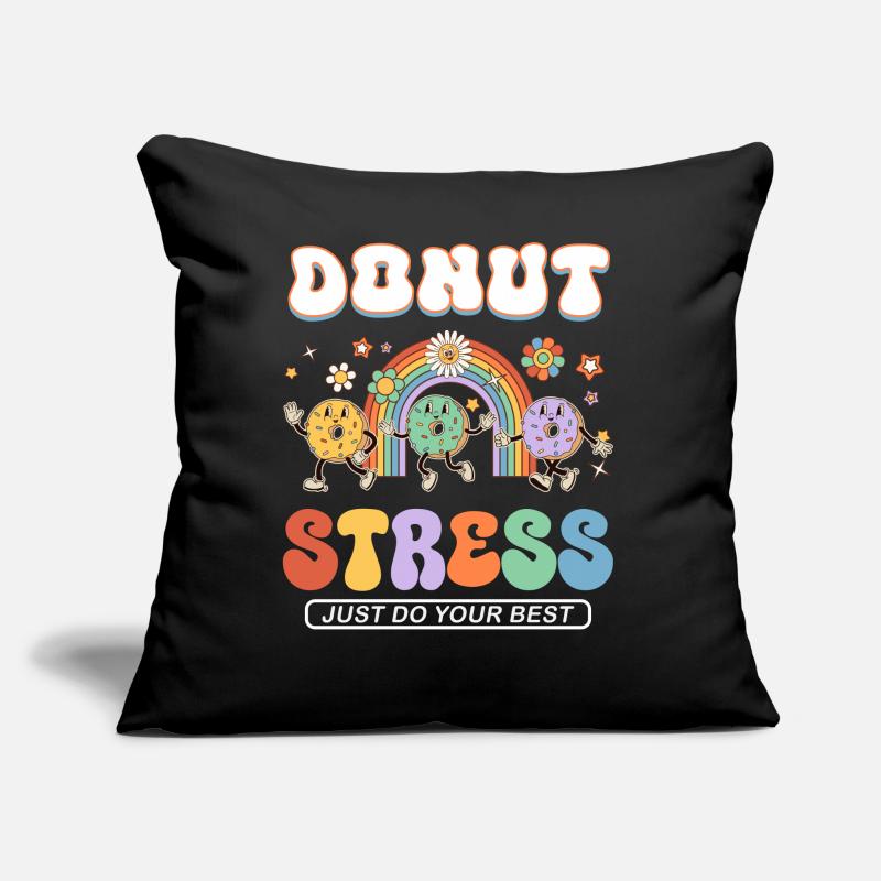 Groovy Testing Day School Outfits for All Classes Sofa pillow with filling 45cm x 45cm