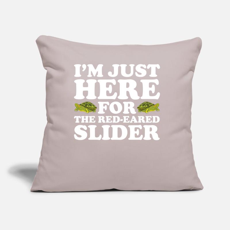 Red-eared Turtle Turtle Sofa pillow with filling 45cm x 45cm