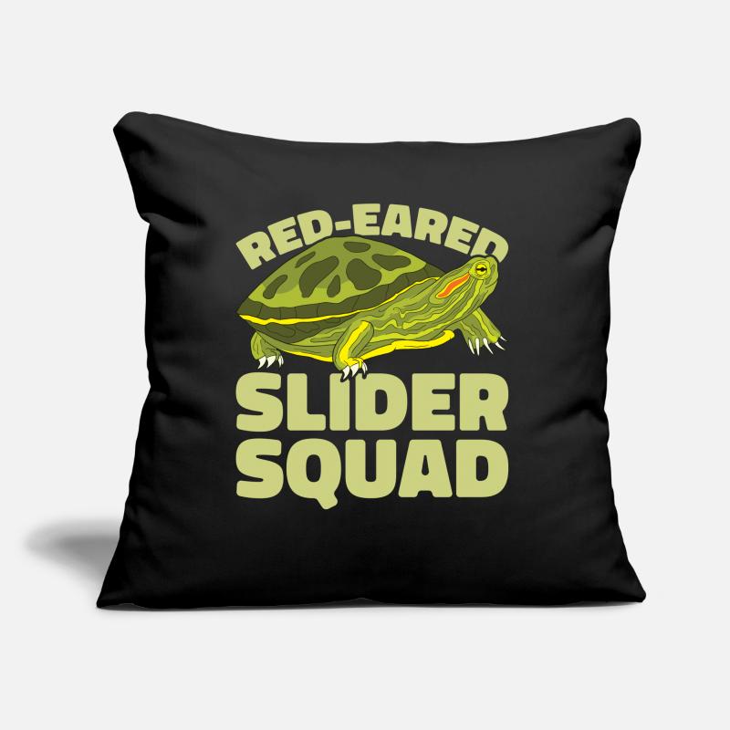 Red-eared Turtle Turtle Sofa pillow with filling 45cm x 45cm