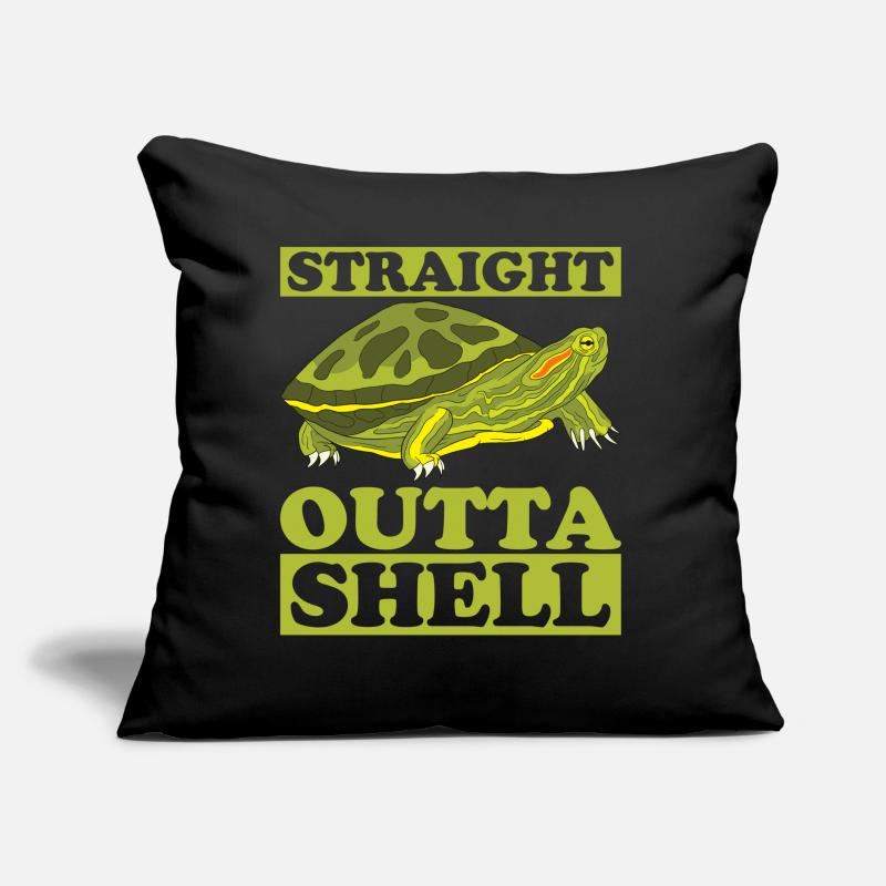 Red-eared Turtle Turtle Sofa pillow with filling 45cm x 45cm