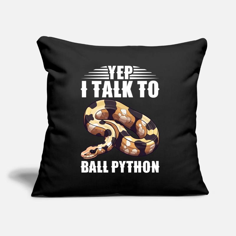 Boule de banane Python Herpétologiste Boule de corail Coussin et housse de 45 x 45 cm
