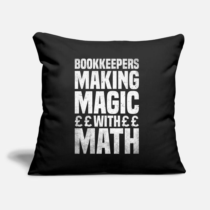 Comptabilité Comptable Financier Profession de comptable Coussin et housse de 45 x 45 cm