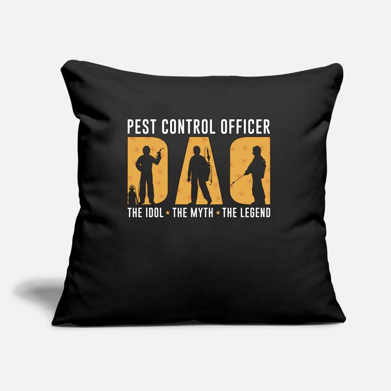 Pest Control Officer Dad The Idol Insect Solution Sofa pillow with filling 45cm x 45cm