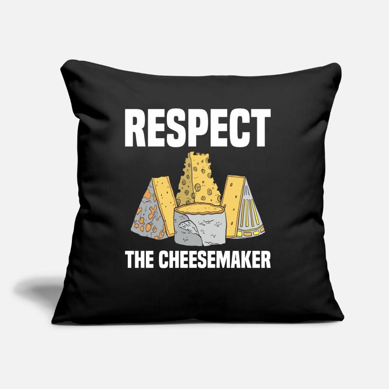 Cheesemaker Dairy Cheese maker Dairy technologist Cheese Sofa pillow with filling 45cm x 45cm
