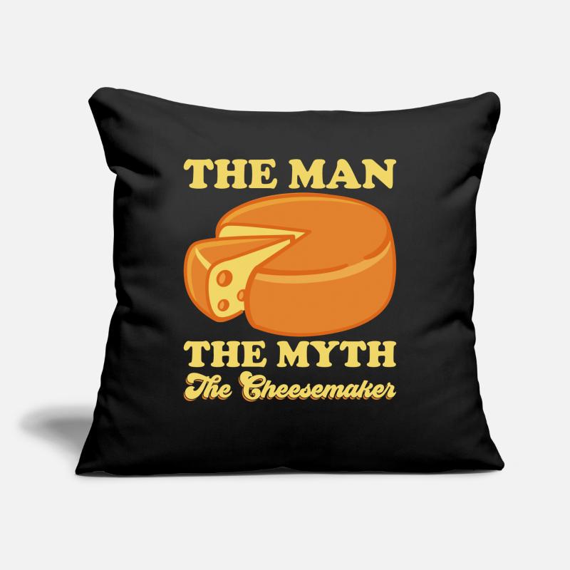 Cheesemaker Dairy Cheese maker Dairy technologist Cheese Sofa pillow with filling 45cm x 45cm