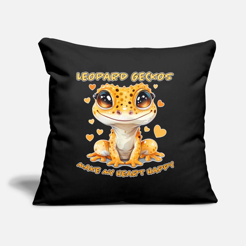 Leopard Gecko Saying Funny Leopard Gecko Gift Sofa pillow with filling 45cm x 45cm