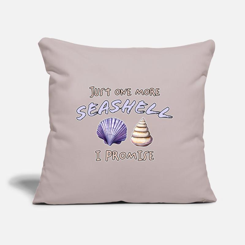 Seashells Beach Shells Shell Collector Gift Sofa pillow with filling 45cm x 45cm