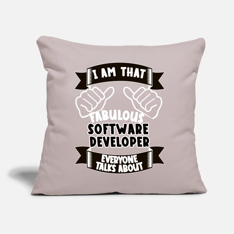 Software Developer Funny Saying Gift Sofa pillow with filling 45cm x 45cm