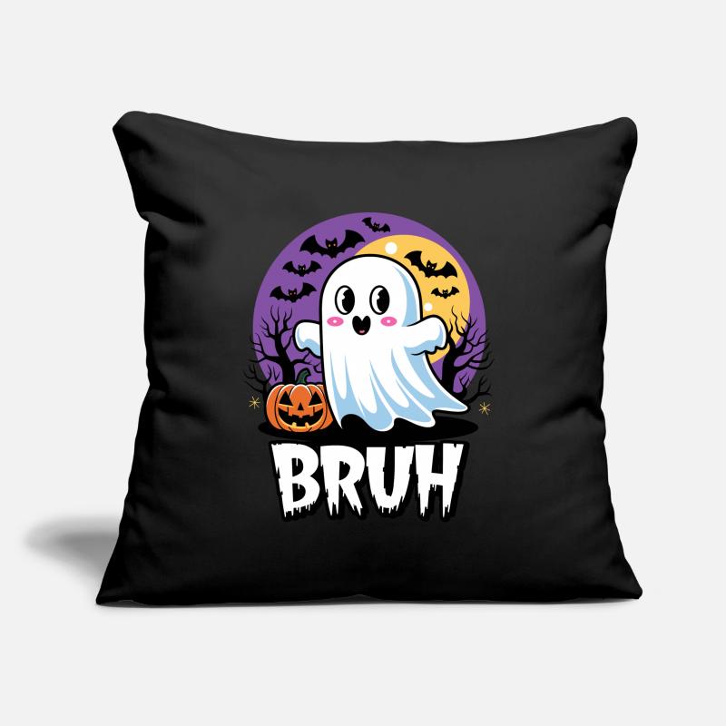 Halloween Ghost Ghost Scald Full Moon Cute Sofa pillow with filling 45cm x 45cm