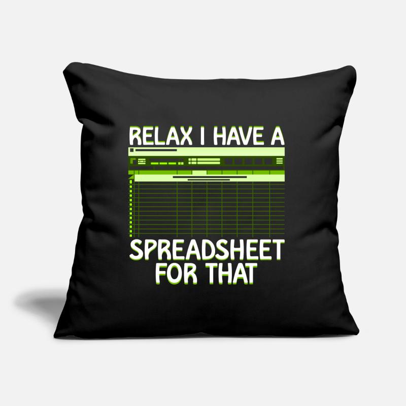 Secrétaire Comptable des Comptables Comptabilité Coussin et housse de 45 x 45 cm