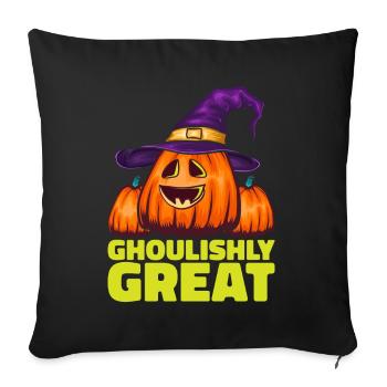 Halloween Costume - Sofa pillow with filling 45cm x 45cm - black - Front