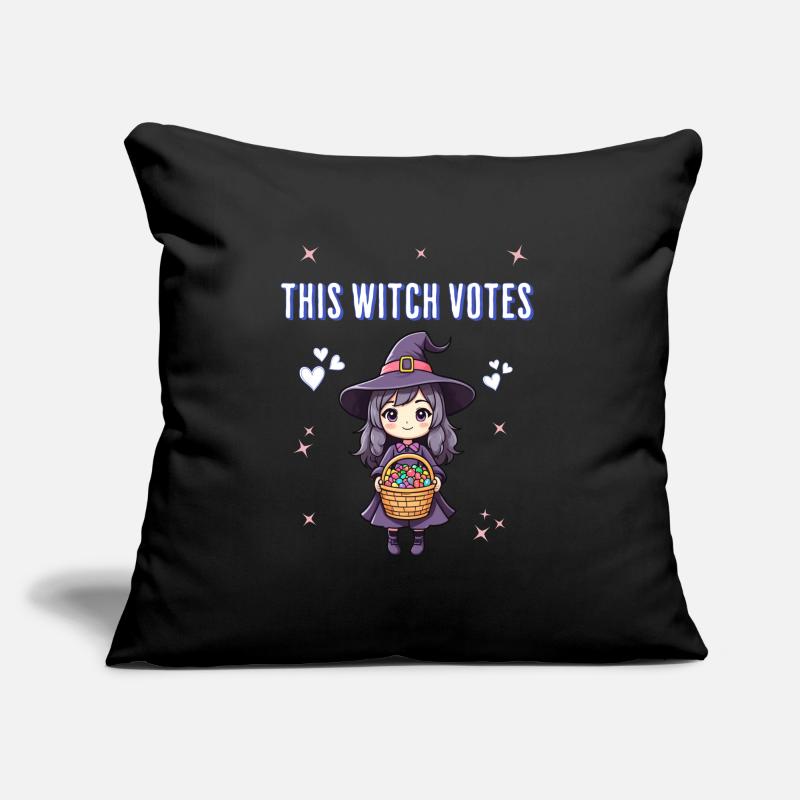 This witch votes Sofa pillow with filling 45cm x 45cm