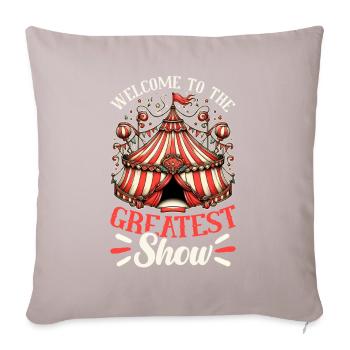 Circus Staff Carnival Costume Circus Event - Sofa pillow with filling 45cm x 45cm - light taupe - Front