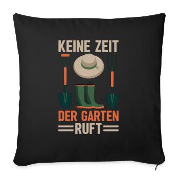 Jardin Jardinage Plantes Jardiniers Jardiniers Amateurs - Coussin et housse de 45 x 45 cm - noir - Devant