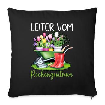 Jardin Jardinage Plantes Jardiniers Jardiniers Amateurs - Coussin et housse de 45 x 45 cm - noir - Devant