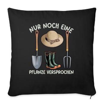 Garden Gardening Plants Gardeners Hobby Gardeners - Sofa pillow with filling 45cm x 45cm - black - Front