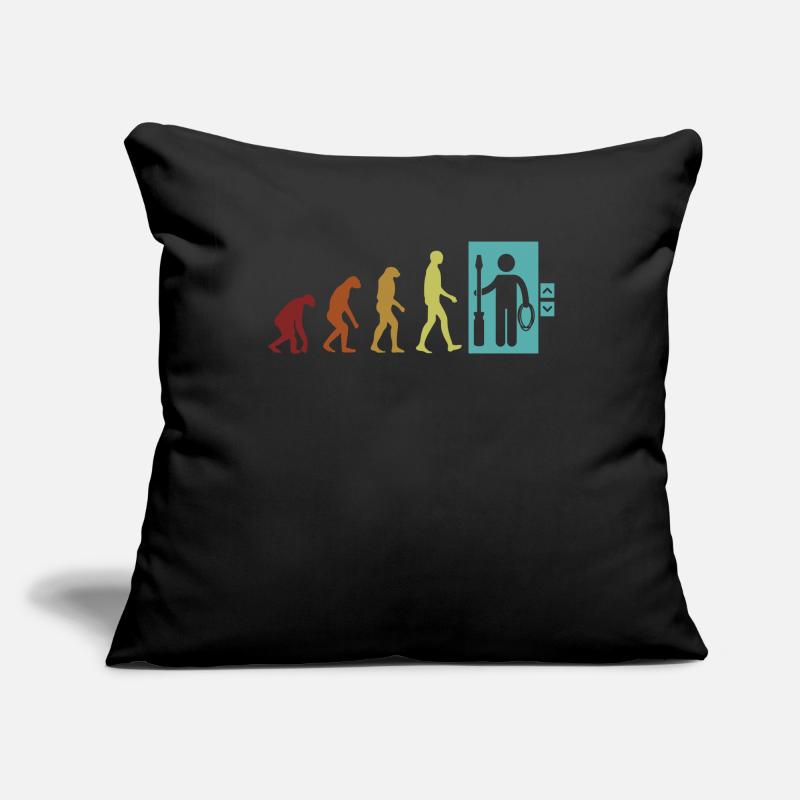 Elevator Technician Evolution Inspector Elevator Sofa pillow with filling 45cm x 45cm