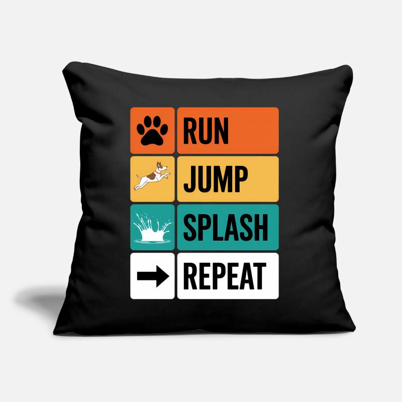 Dock Diving Saying Dog Diving Dock Diving Gift Sofa pillow with filling 45cm x 45cm